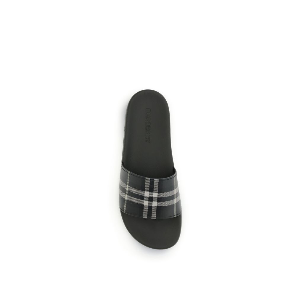 Burberry Bicolor Polyurethane Slippers - Image 4