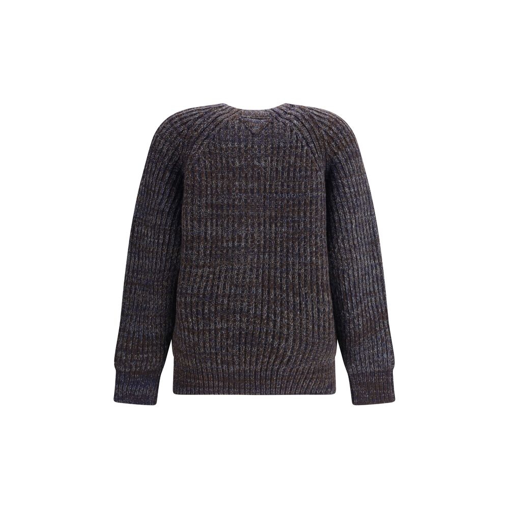 Prada Brown Merino Wool Cardigan - Image 2