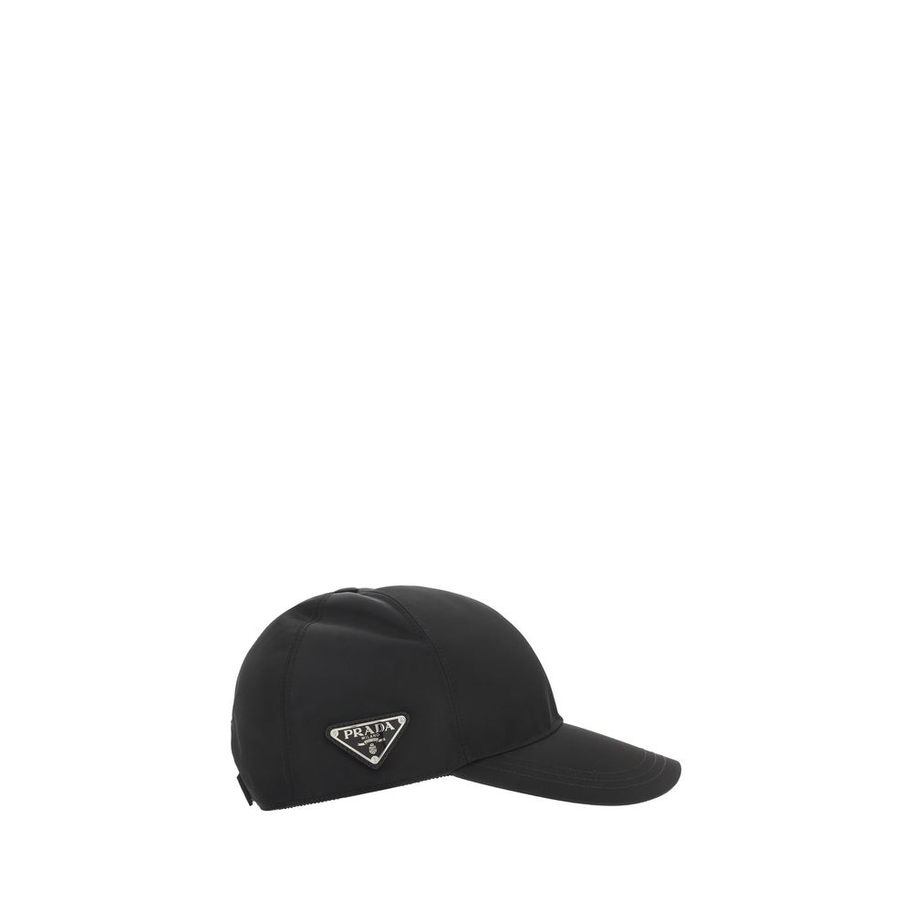 Prada Black Polyamide Cap (Baseball Hat) - Image 2