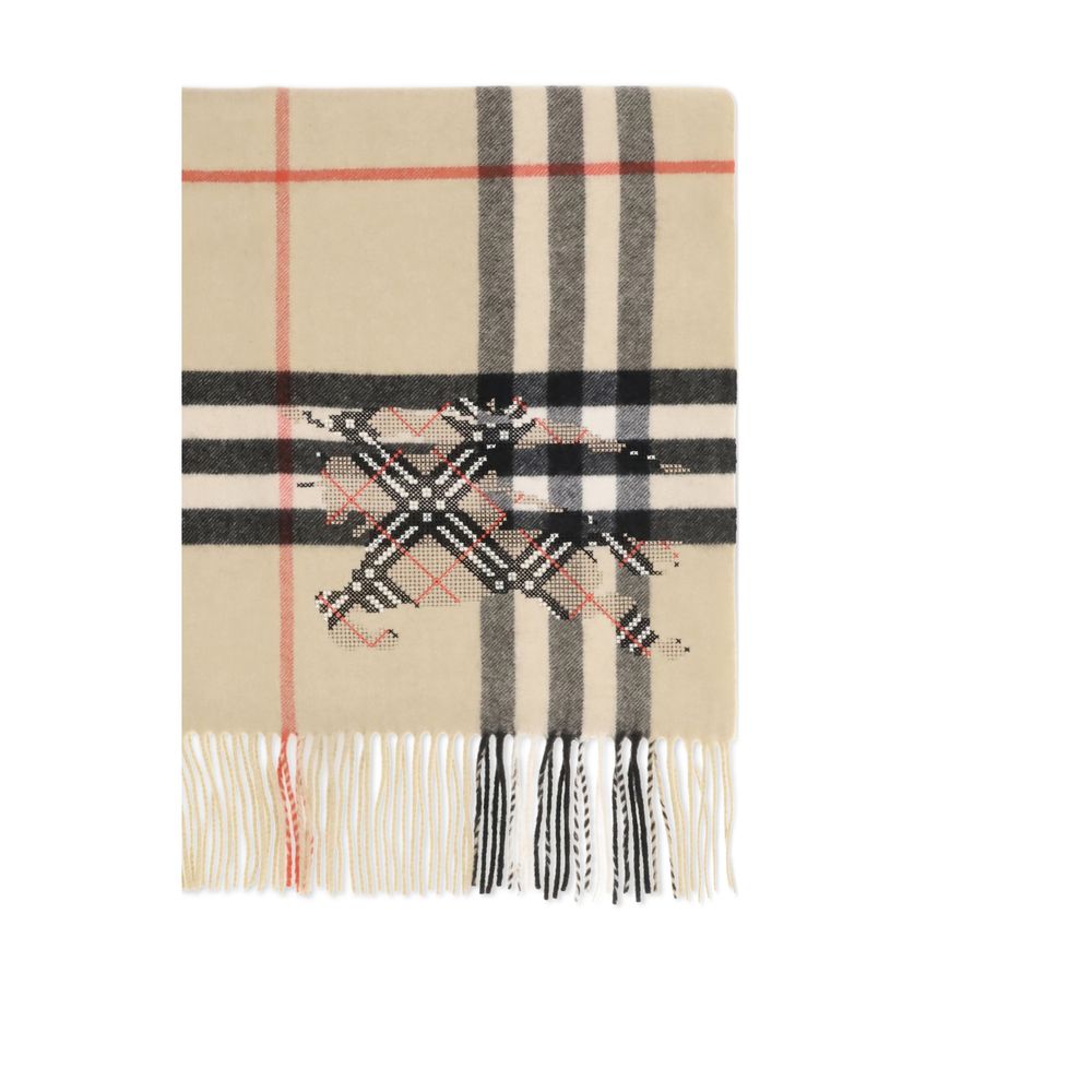 Burberry Beige Cashmere Scarf - Image 3