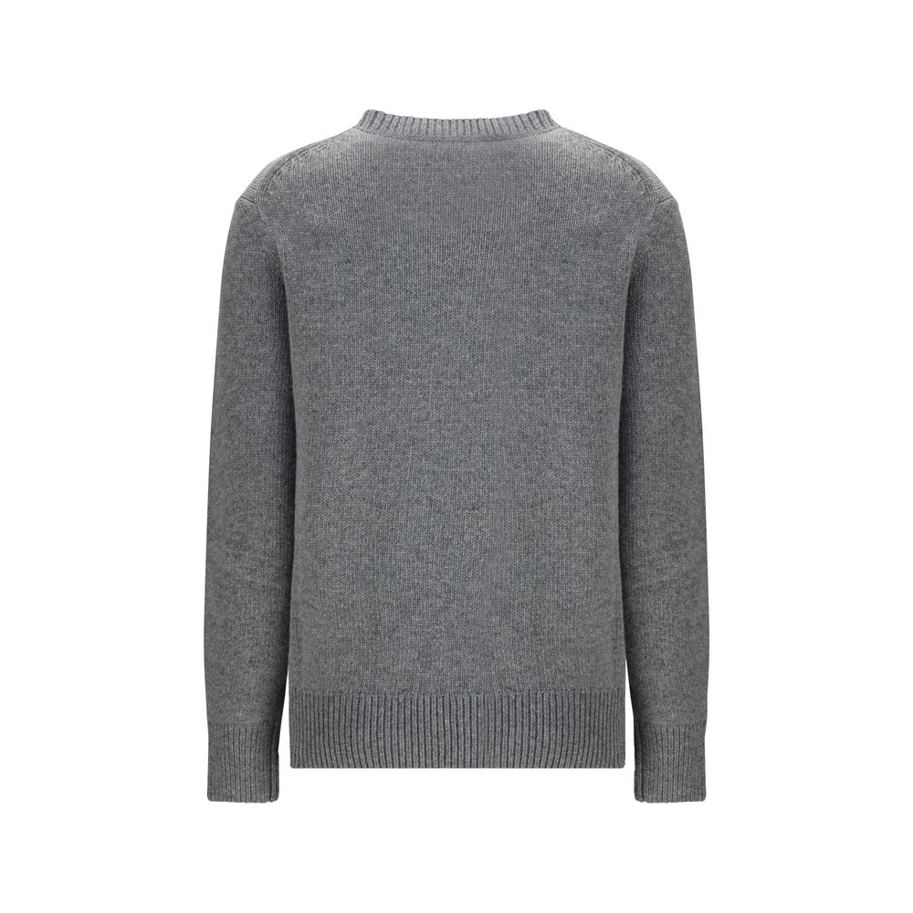 Burberry Gray Wool Sweatshirt - Image 2