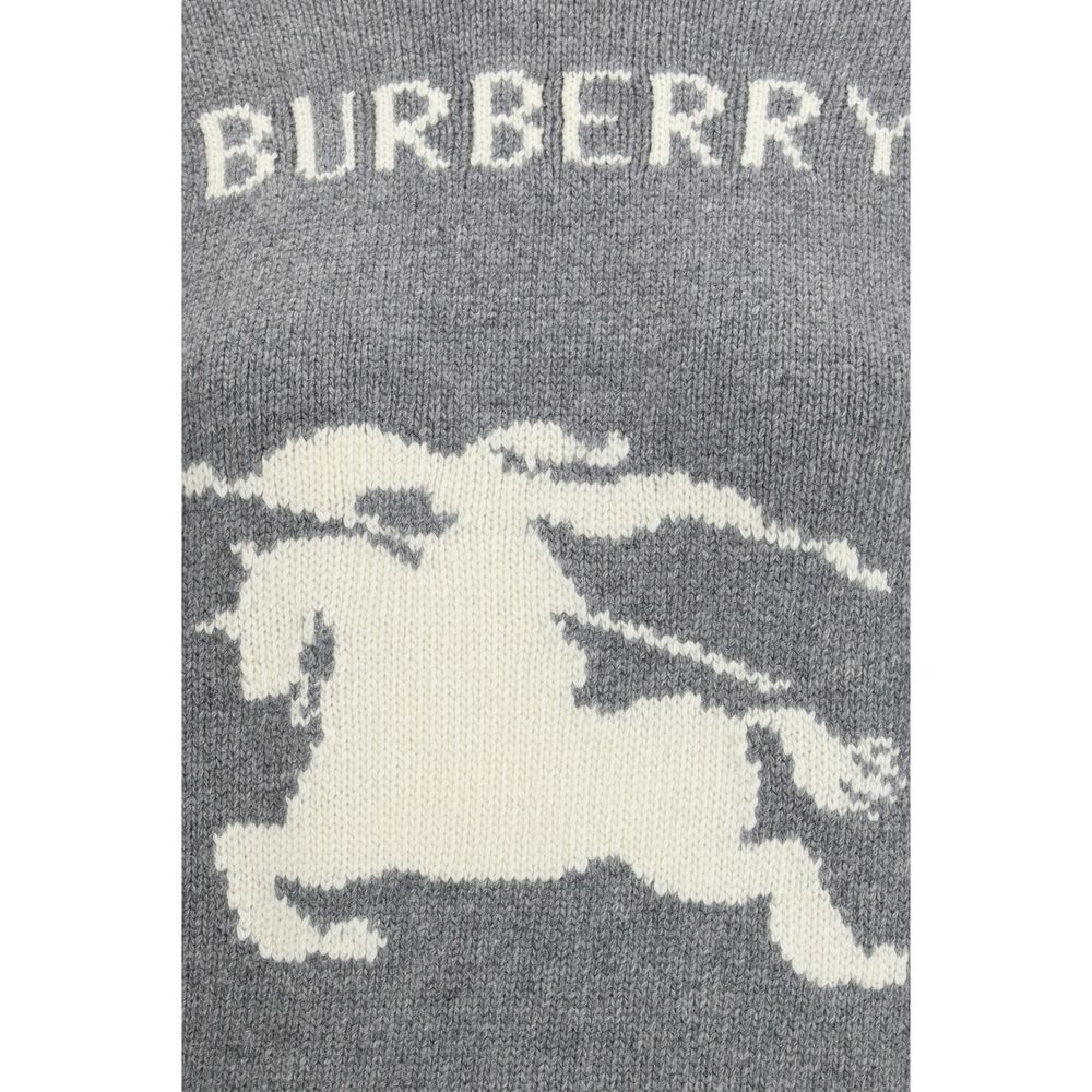 Burberry Gray Wool Sweatshirt - Image 3
