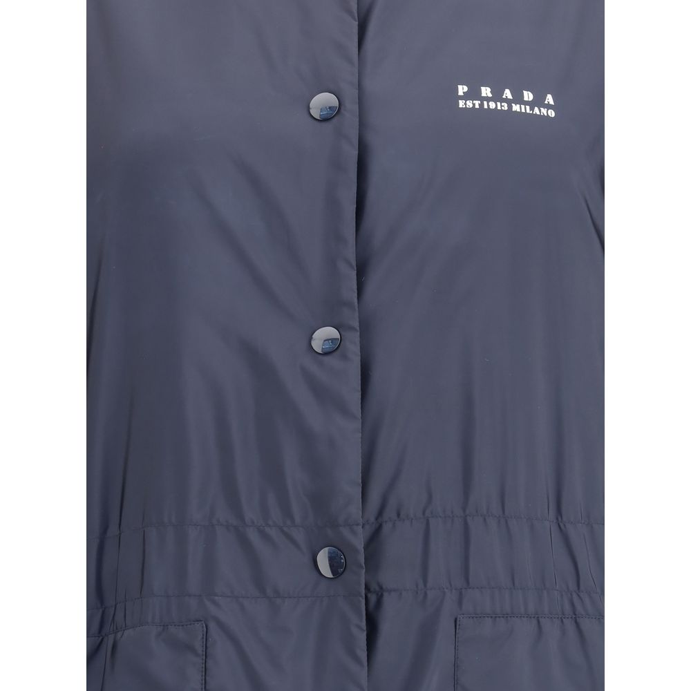 Prada Blue Recycled Polyamide Clothing - Image 3