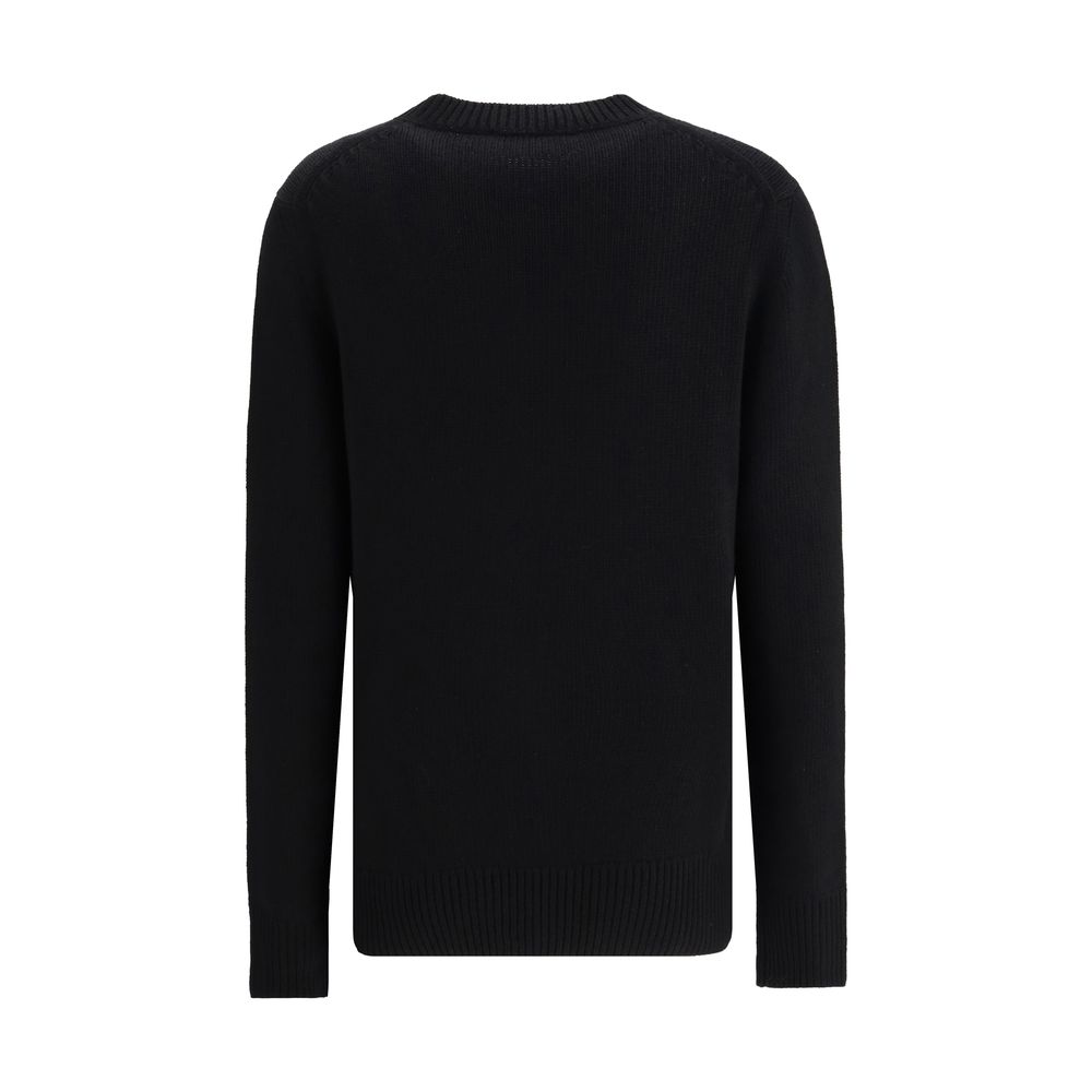 Burberry Black Wool Sweatshirt - Image 2