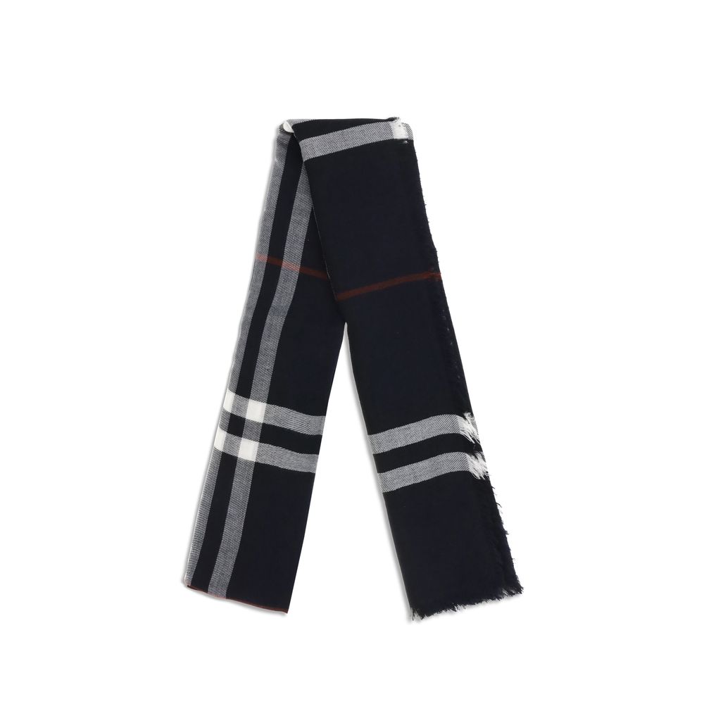 Burberry Blue Wool Scarf - Image 2