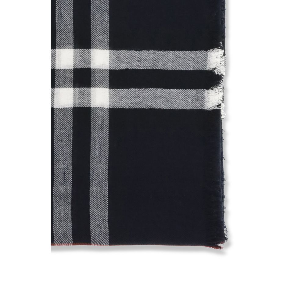 Burberry Blue Wool Scarf - Image 3