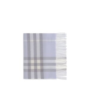 Burberry Light Blue Cashmere Scarf