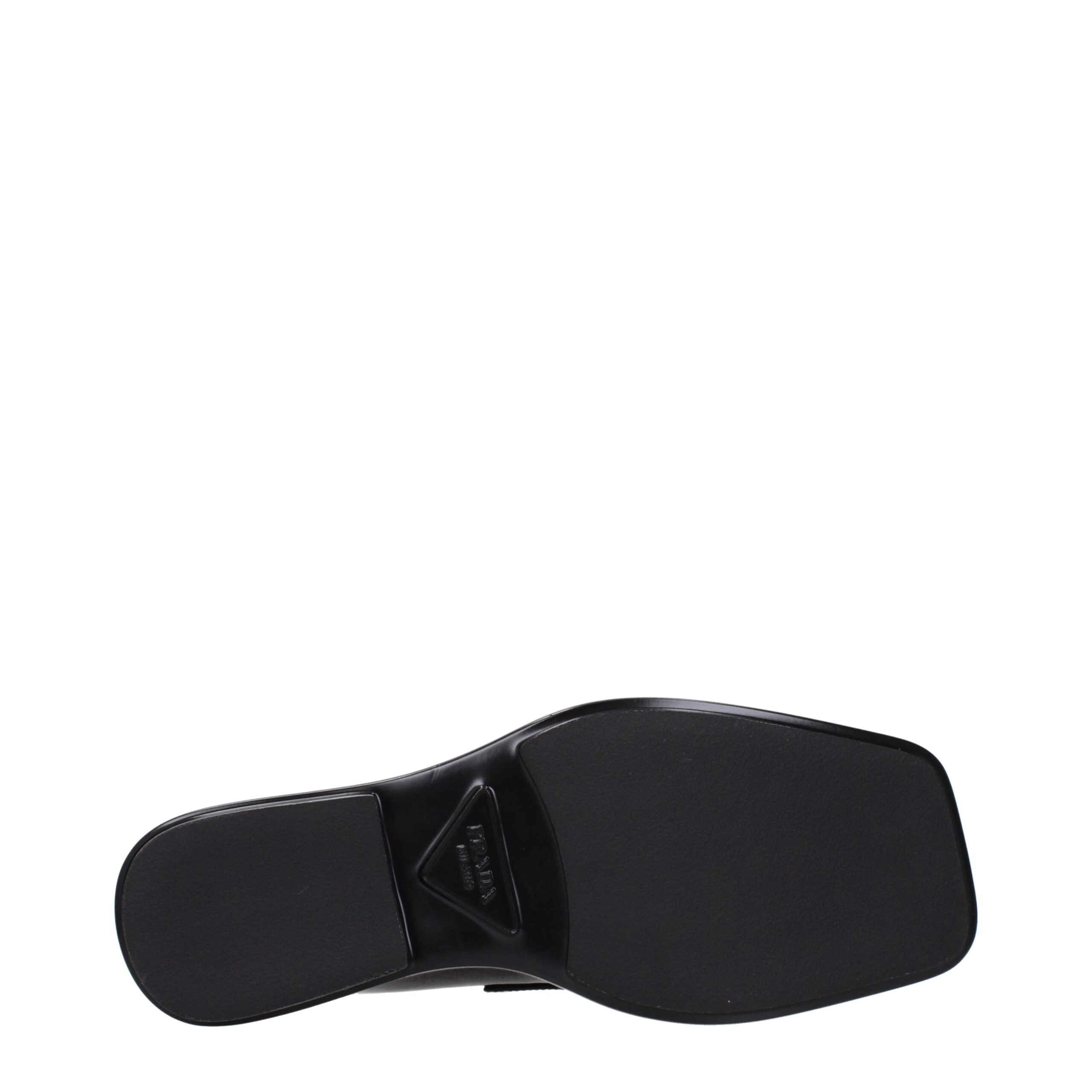 Prada Black Leather Slip-On Loafers - Image 5
