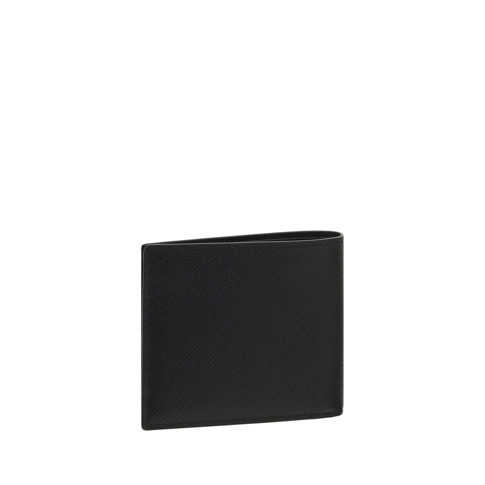 Prada Black Calf Leather Bos Taurus Wallet - Image 2