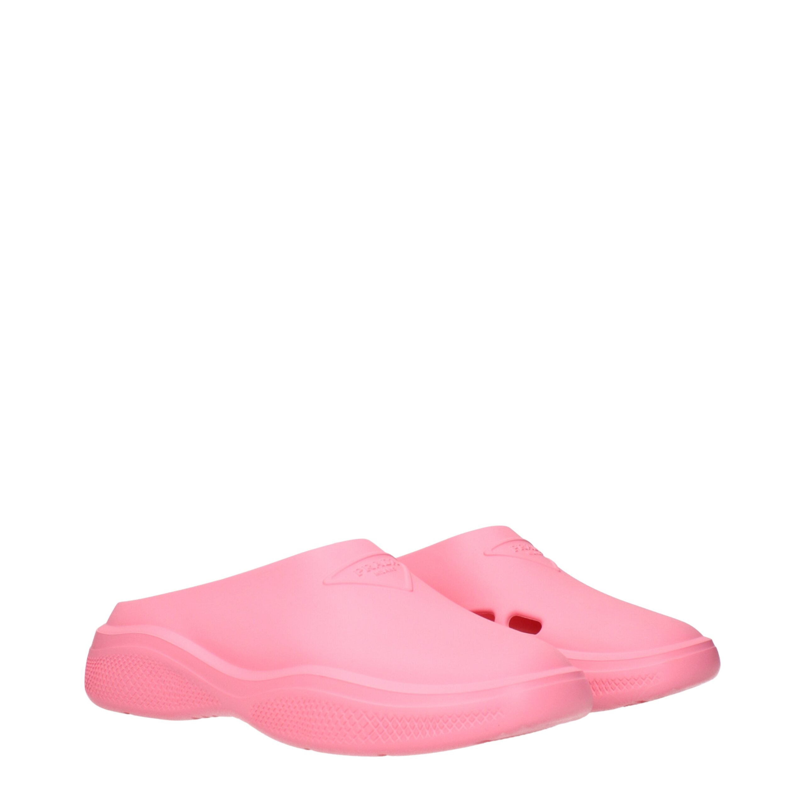 Prada Pink Cotton Slippers - Image 2
