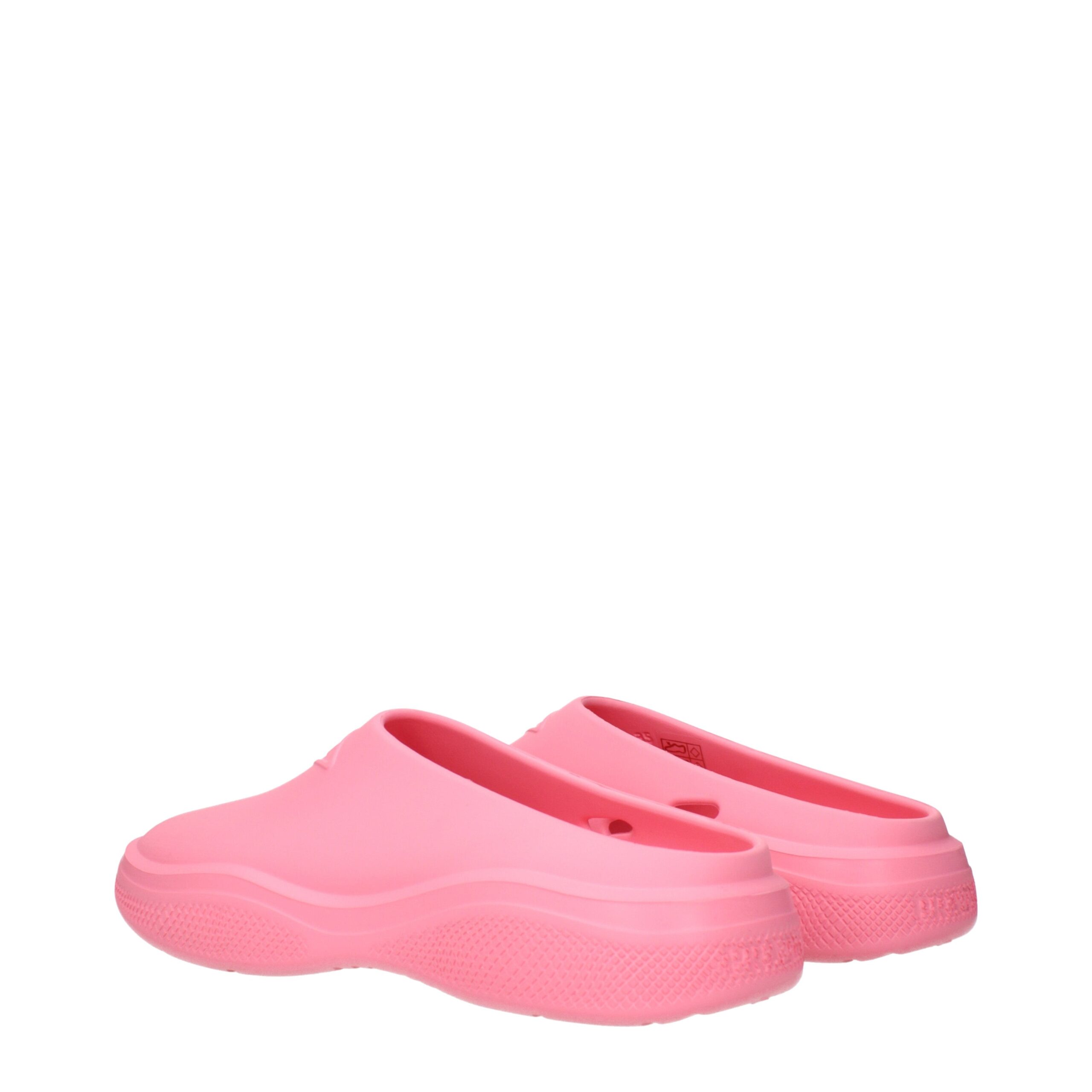 Prada Pink Cotton Slippers - Image 4