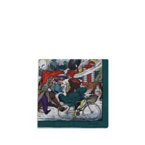 Burberry Multicolor Silk Scarf