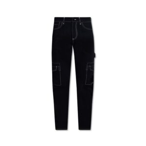 Burberry Black Cotton Cargo Pants