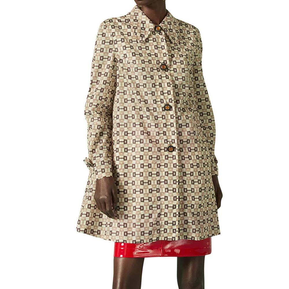 Gucci Beige Polyamide Coat - Image 2