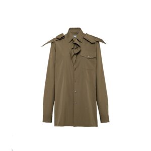 Prada Bicolor Cotton Shirt