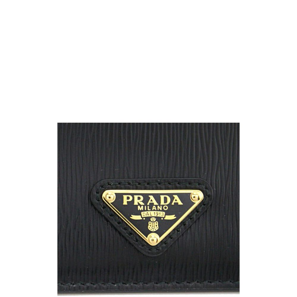 Prada Black Calfskin Cardholder - Image 4