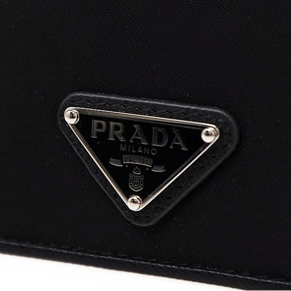 Prada Black Nylon Cardholder - Image 4