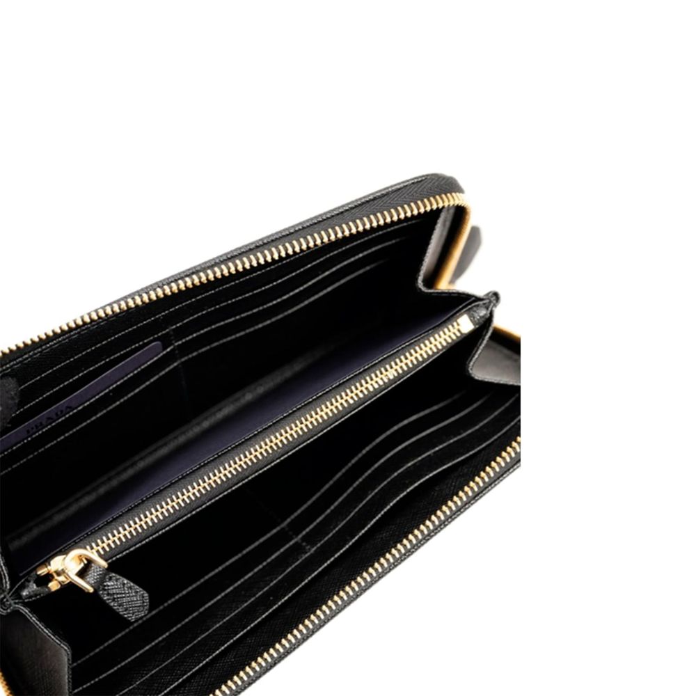 Prada Black Nylon Wallet - Image 3