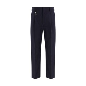 Prada Blue Cotton Dress Pants