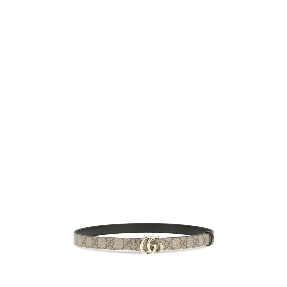 Gucci Beige Calf Leather Bos Taurus Thin Belt - Image 2