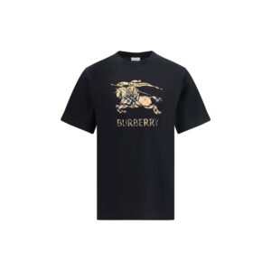 Burberry Black Cotton T-Shirt