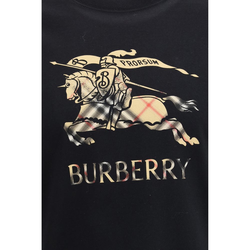 Burberry Black Cotton T-Shirt - Image 3