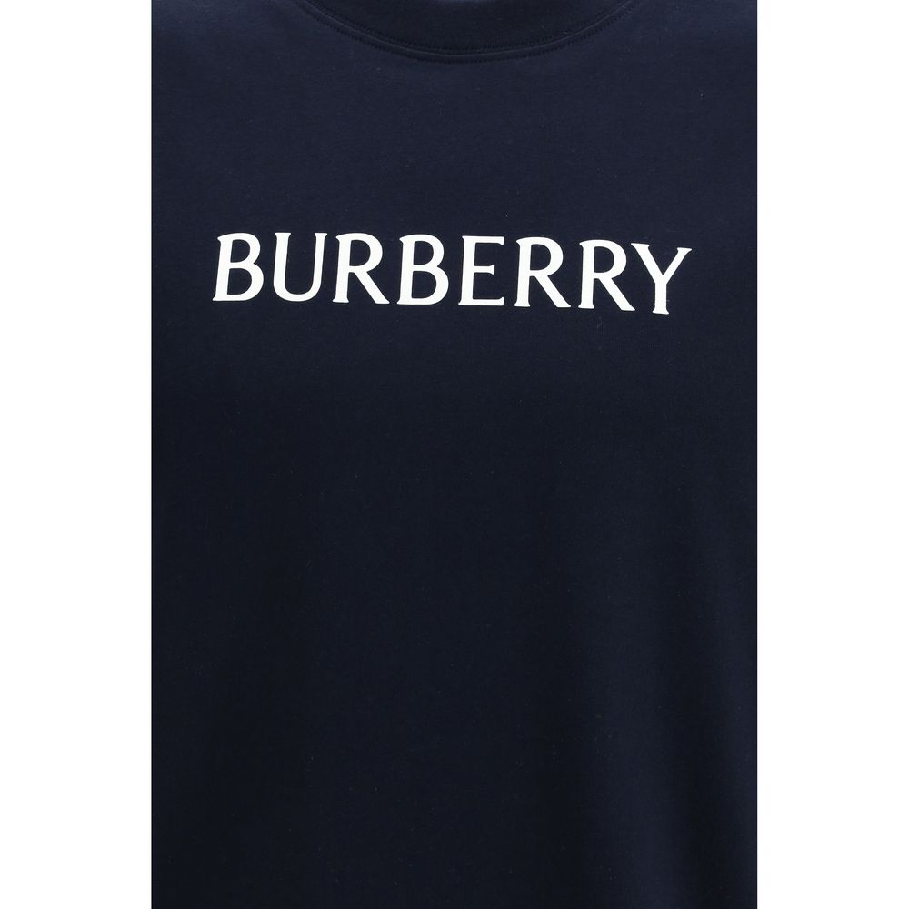 Burberry Blue Cotton T-Shirt - Image 3