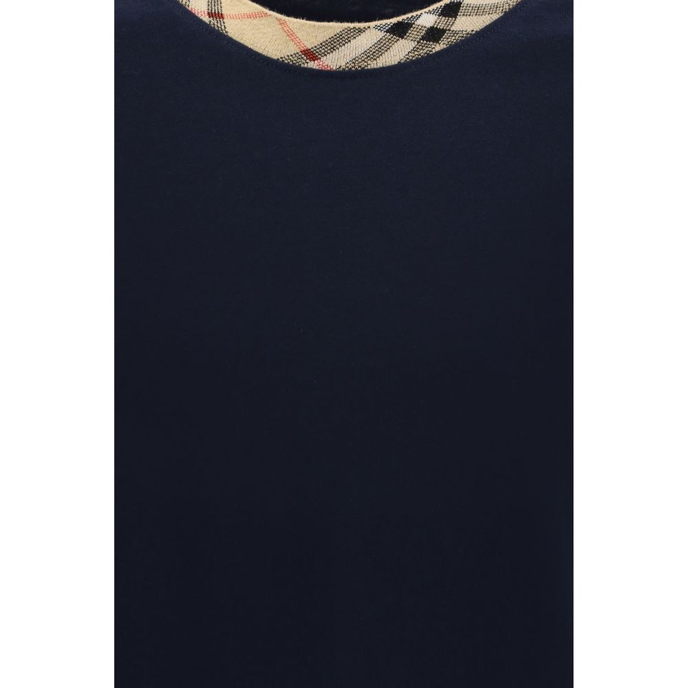 Burberry Blue Cotton T-Shirt - Image 3