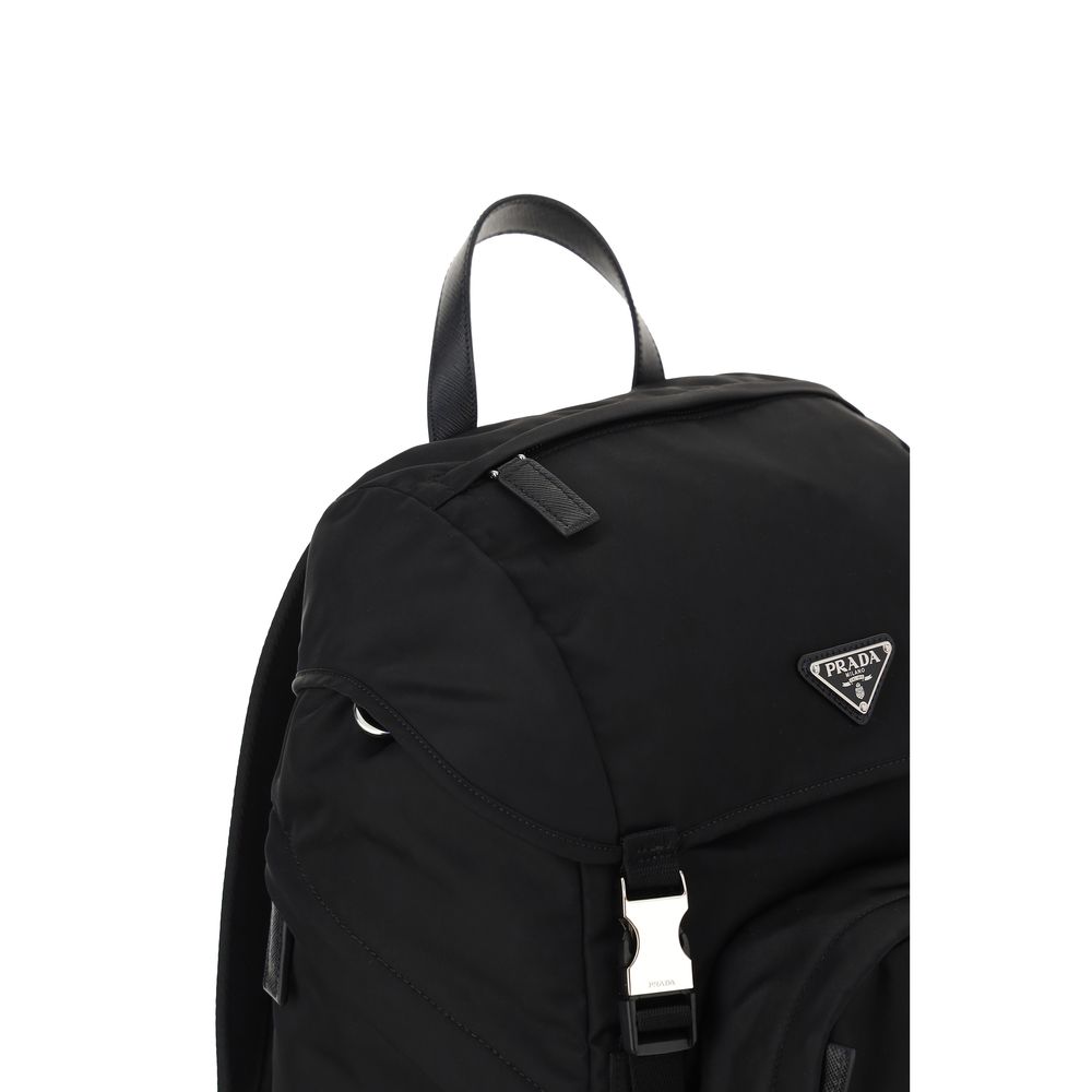 Prada Black Recycled Polyamide Backpack - Image 4