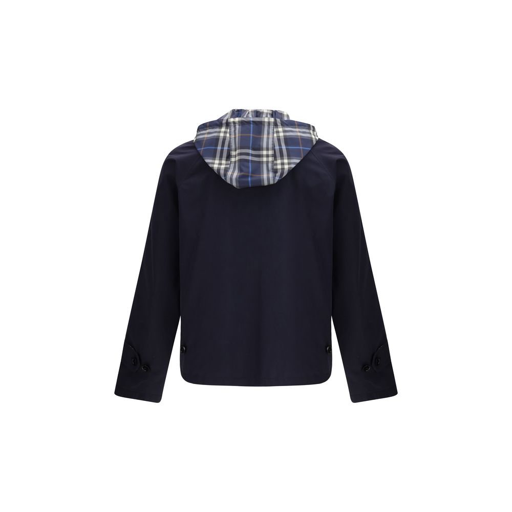 Burberry Blue Polyester Jackets And Coat - Image 3