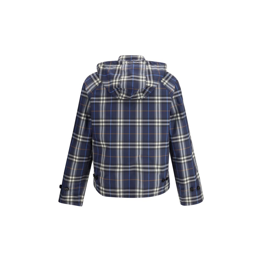Burberry Blue Polyester Jackets And Coat - Image 4