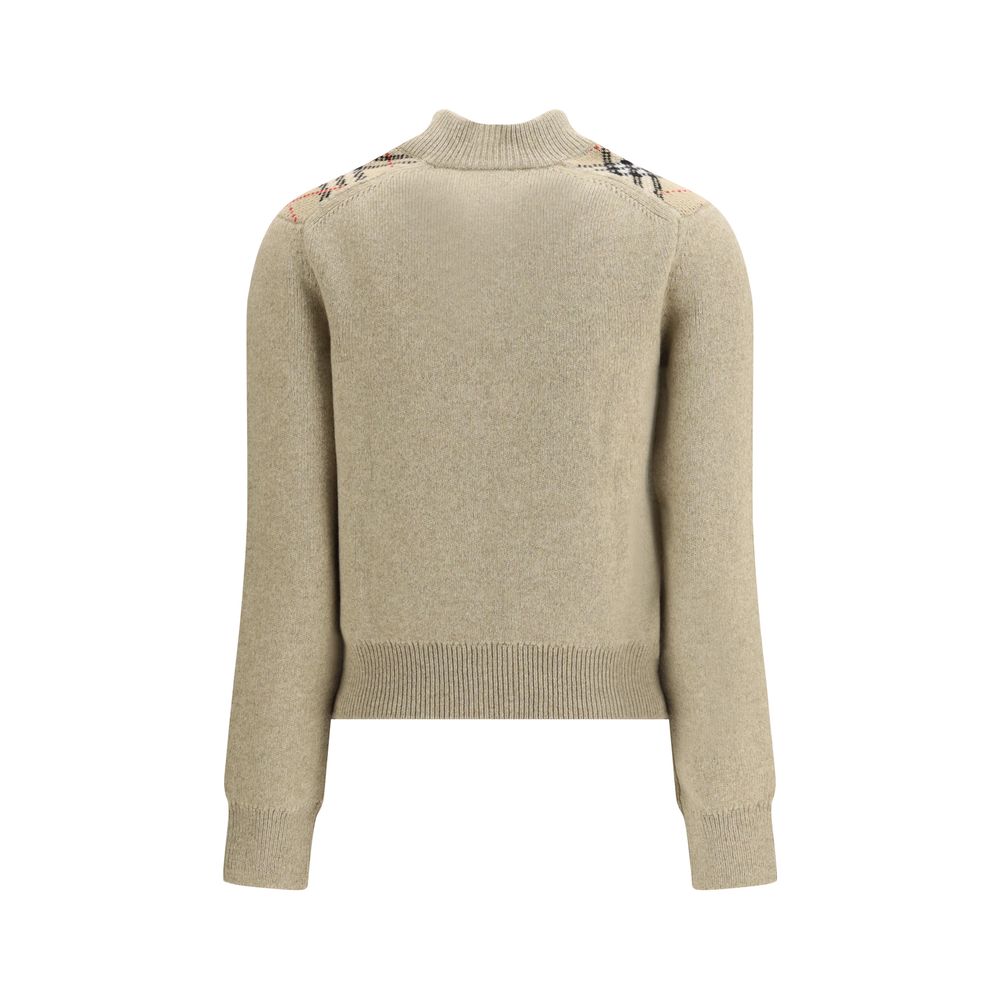 Burberry Beige Wool Cardigan - Image 2