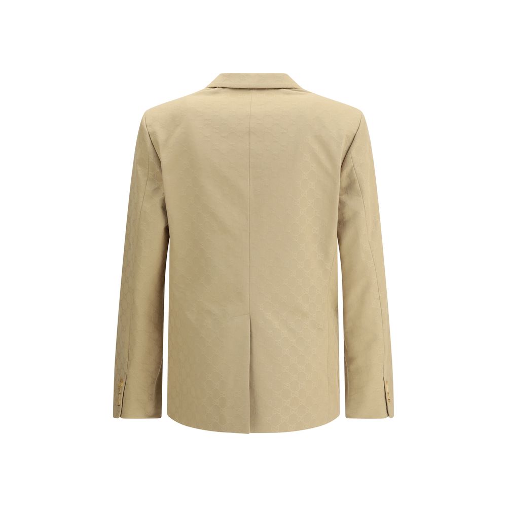 Gucci Beige Cotton Blazer - Image 2