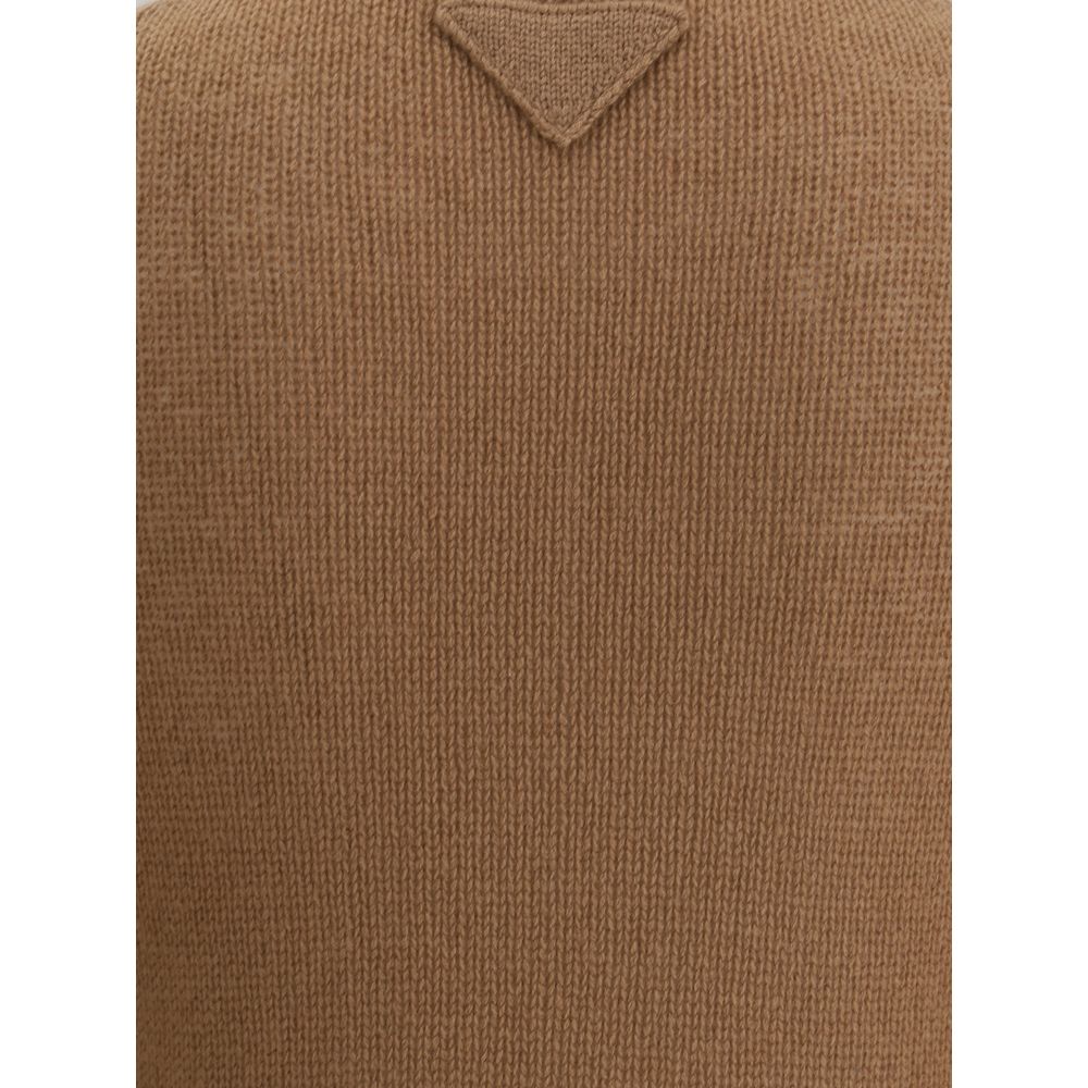 Prada Brown Cashmere Cashmere Sweater - Image 3