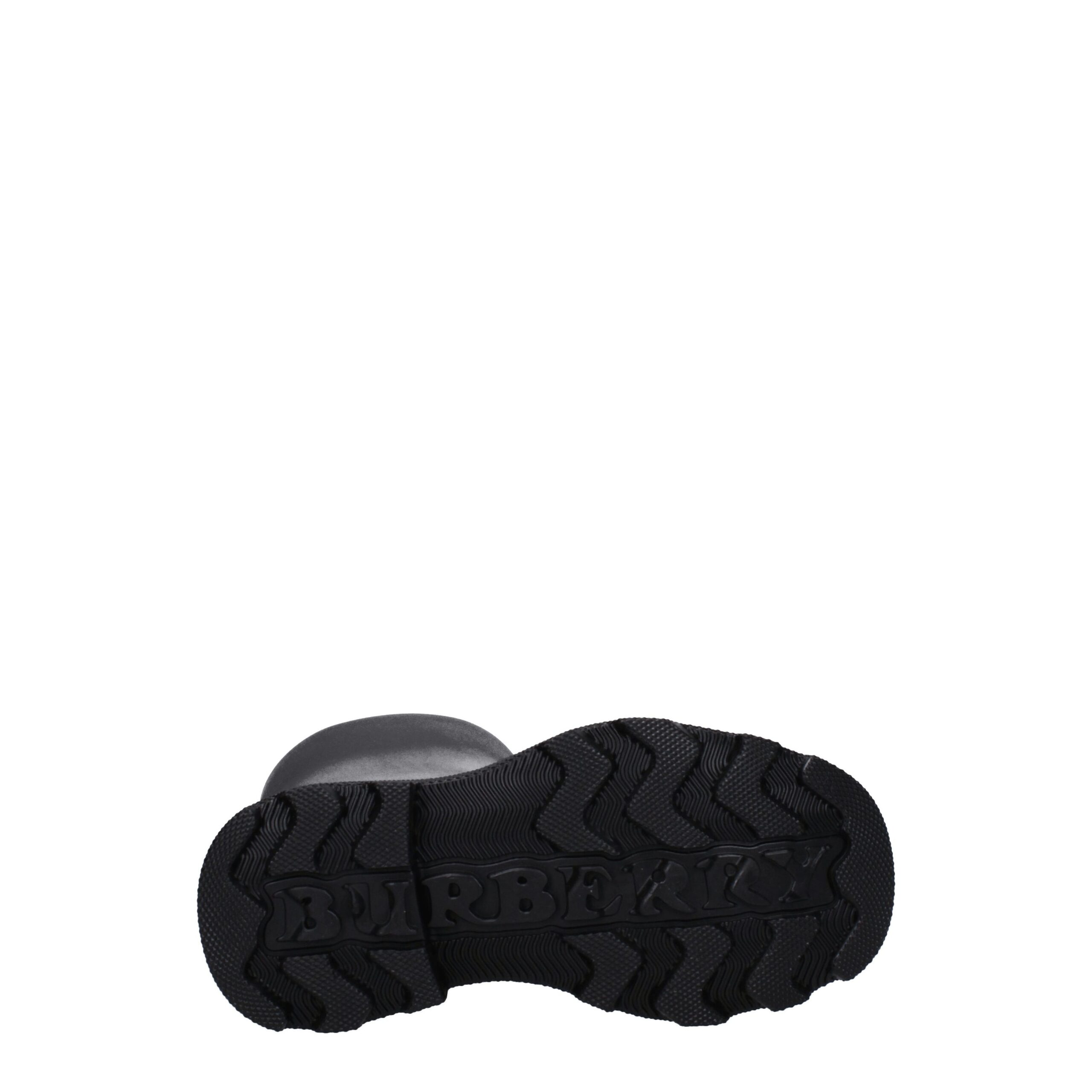 Burberry Black Cotton Rain Boots - Image 5