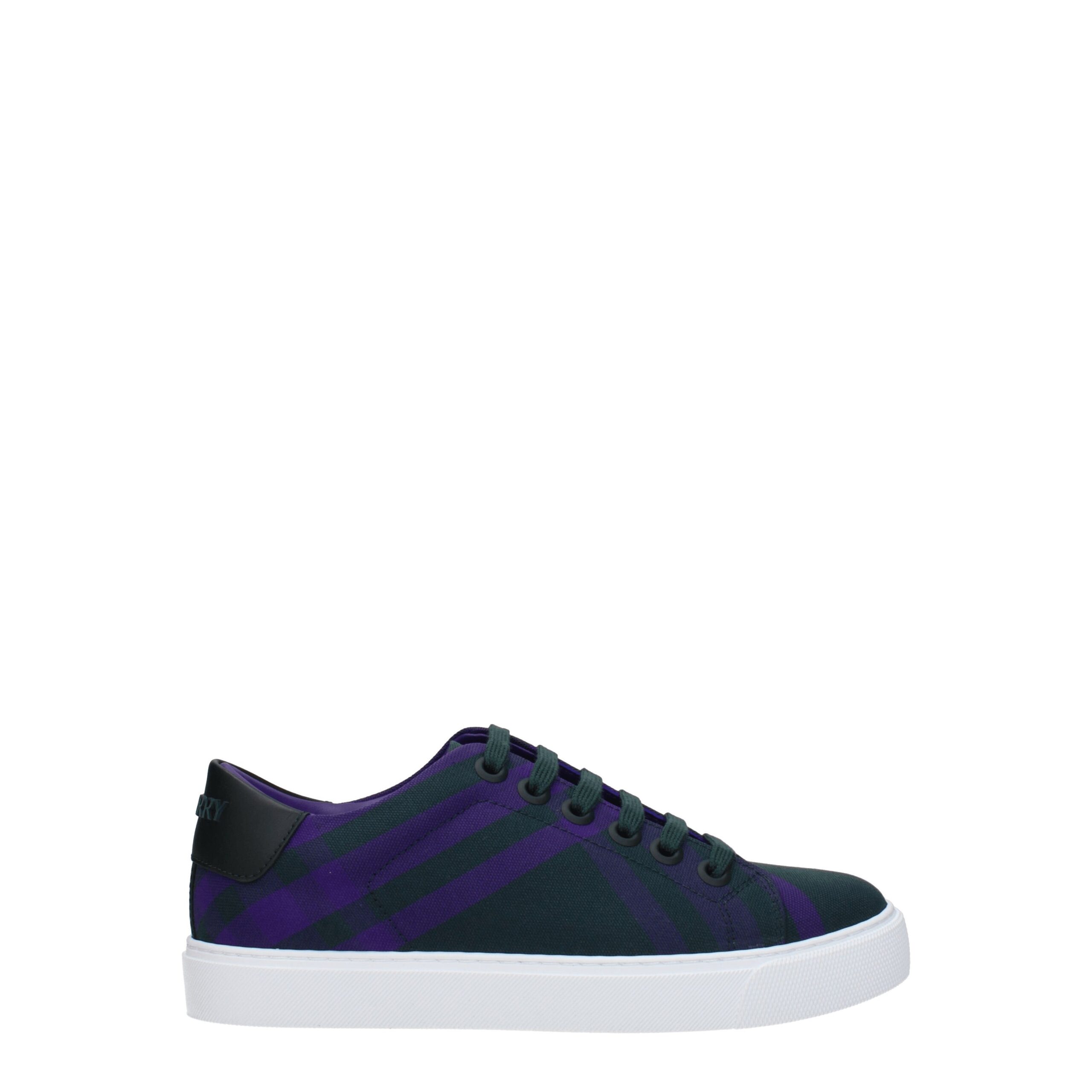 Burberry Green Fabric Sneakers