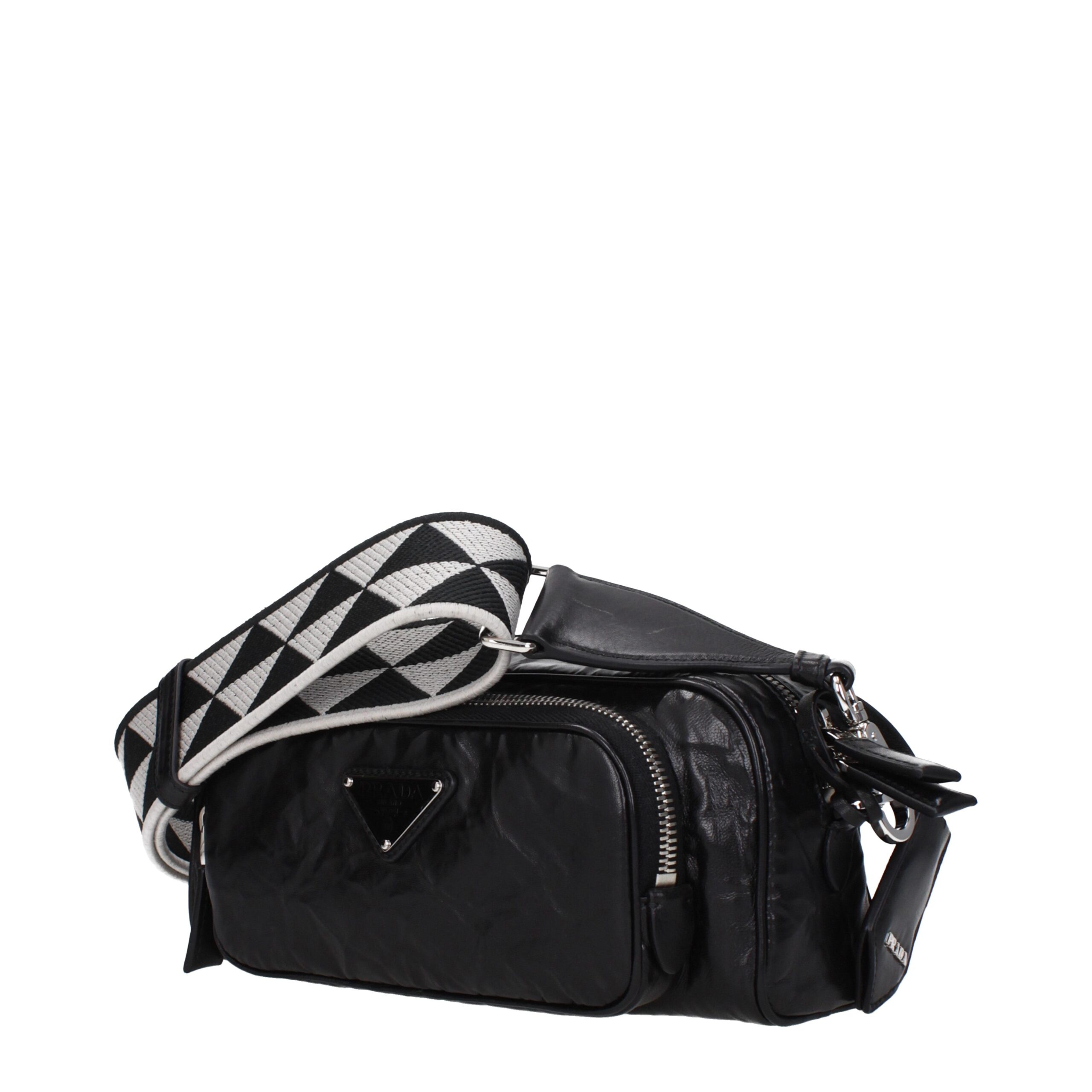 Prada Black Leather Crossbody Bag - Image 2