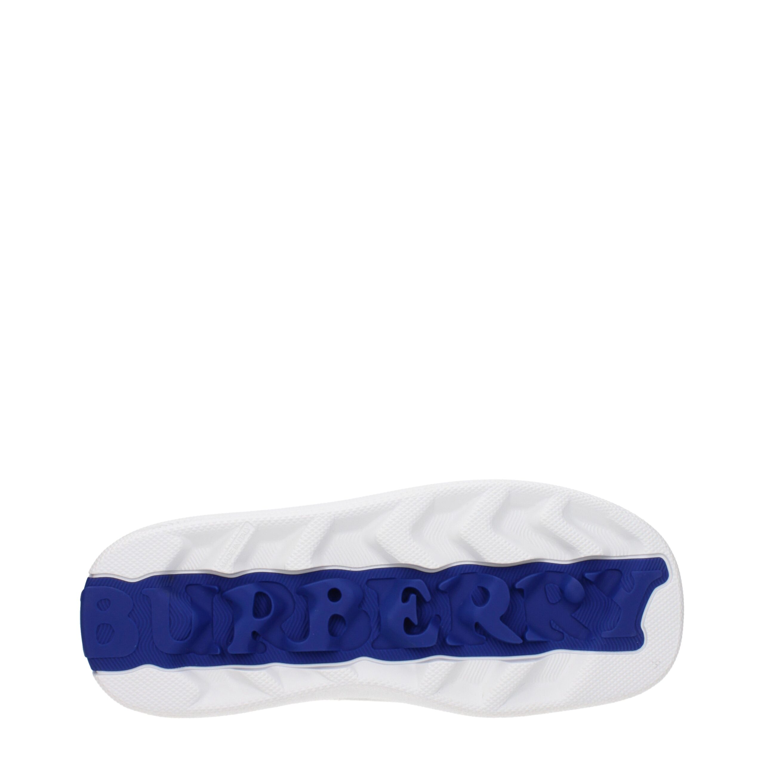 Burberry White Leather Low Top Sneakers - Image 5