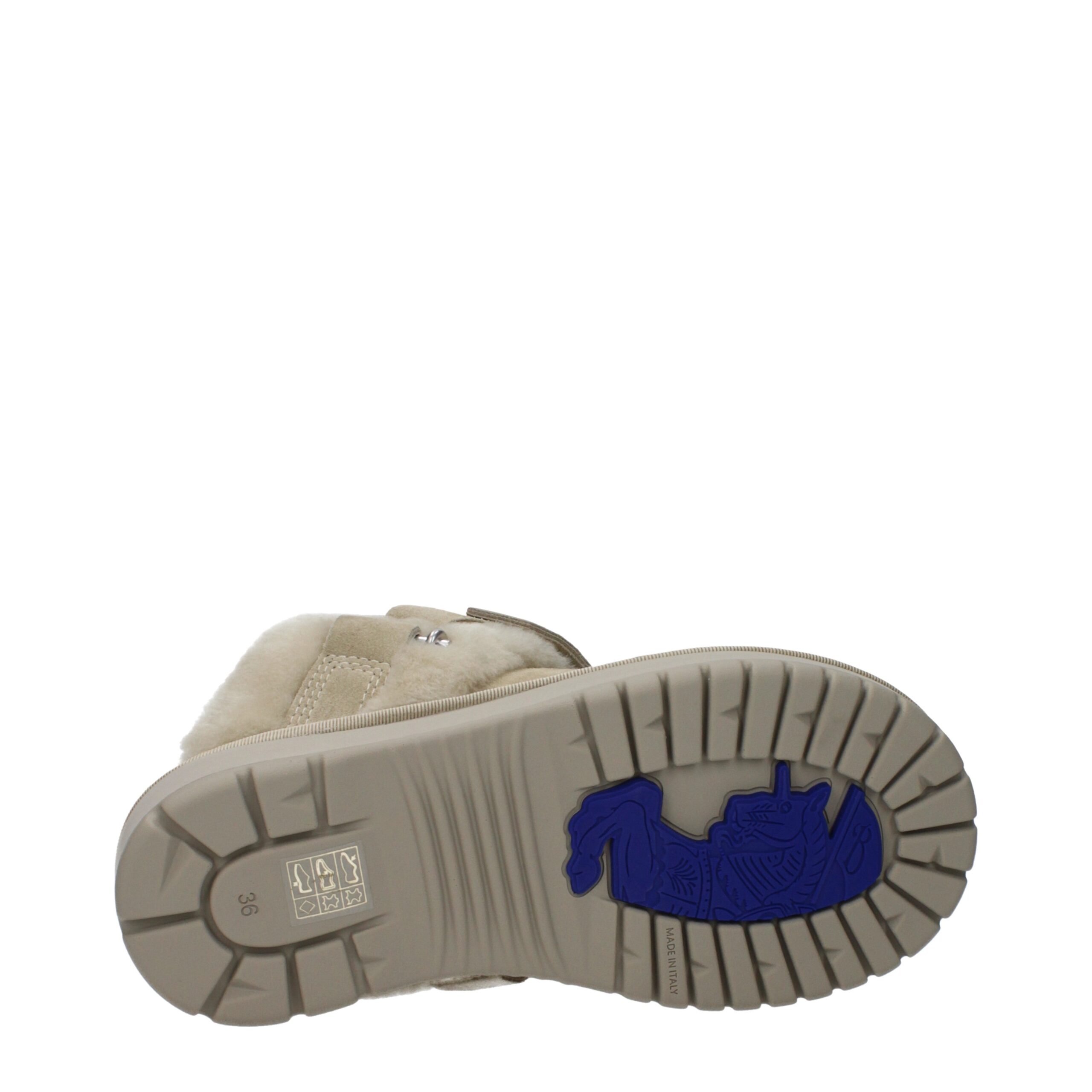Burberry Green Leather Slippers - Image 5