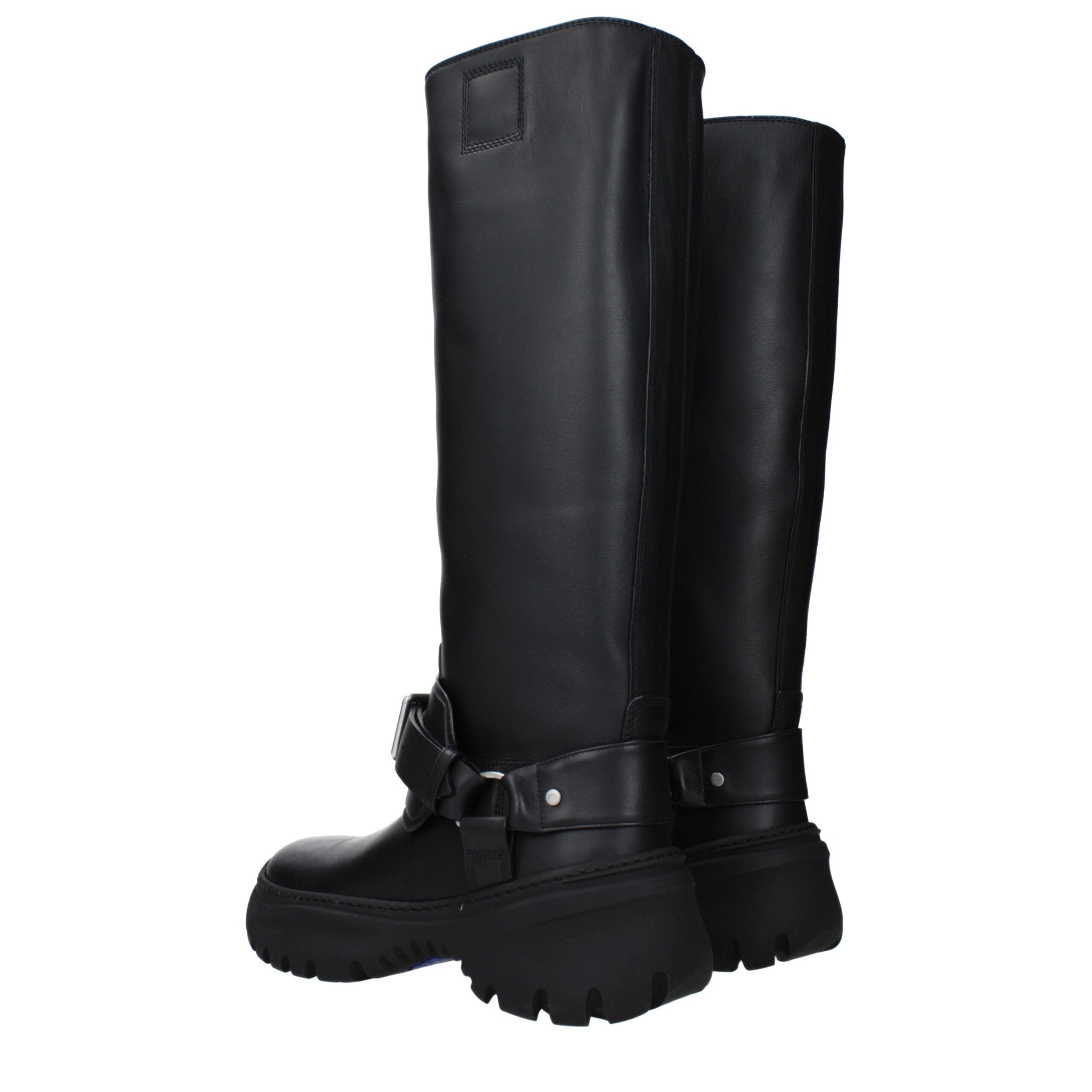 Burberry Black Leather Boots - Image 4