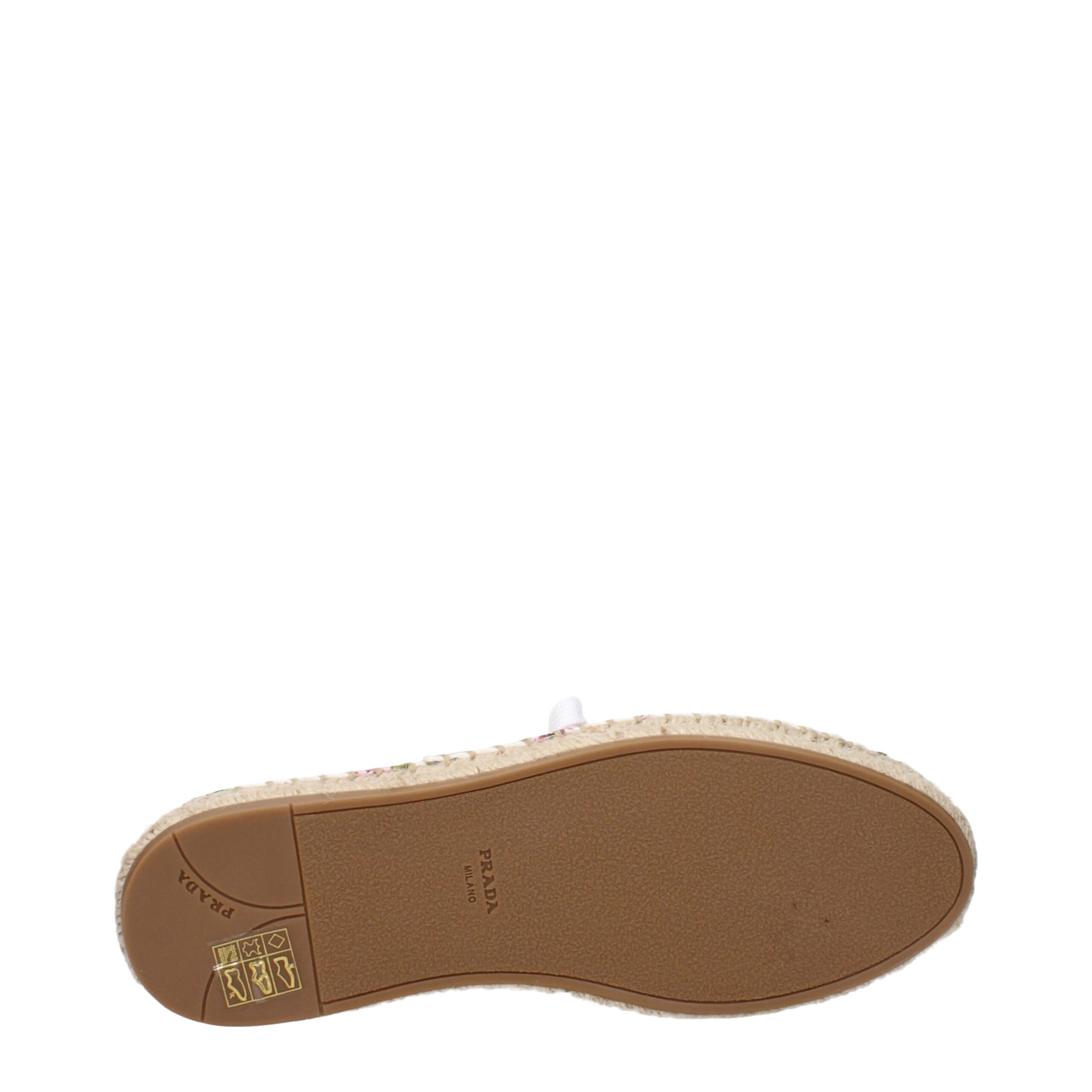 Prada White Fabric Espadrilles - Image 5