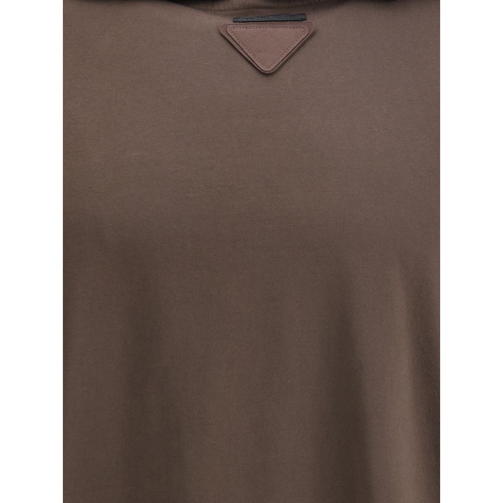 Prada Brown Cotton Sweatshirt - Image 3