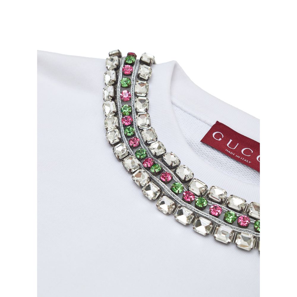 Gucci White Cotton Sweatshirt - Image 3