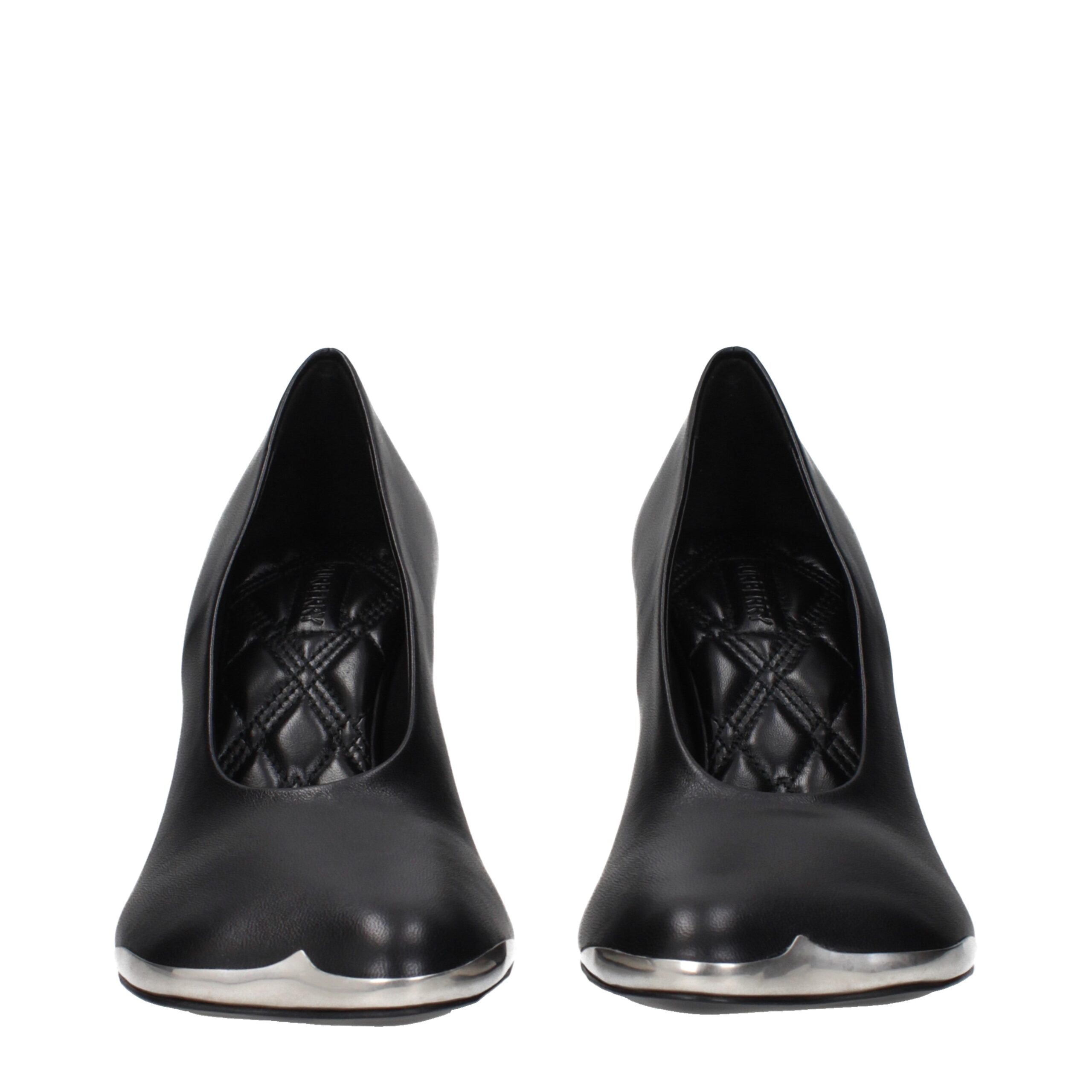 Burberry Black Leather High Heel Pumps - Image 3
