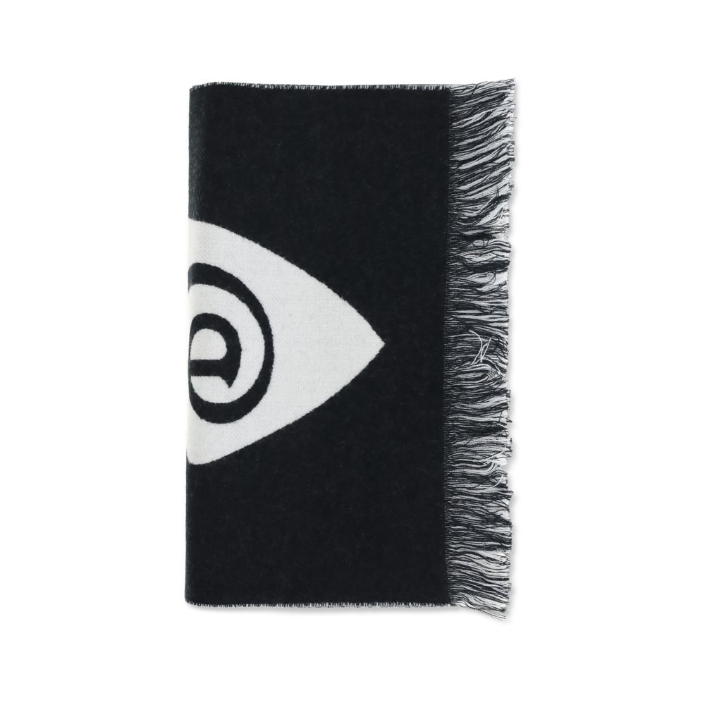 Burberry Black Wool Scarf