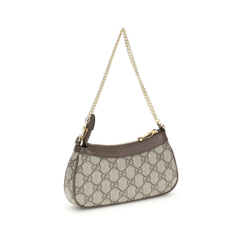 Gucci Beige Cotton Shoulder Bag - Image 3