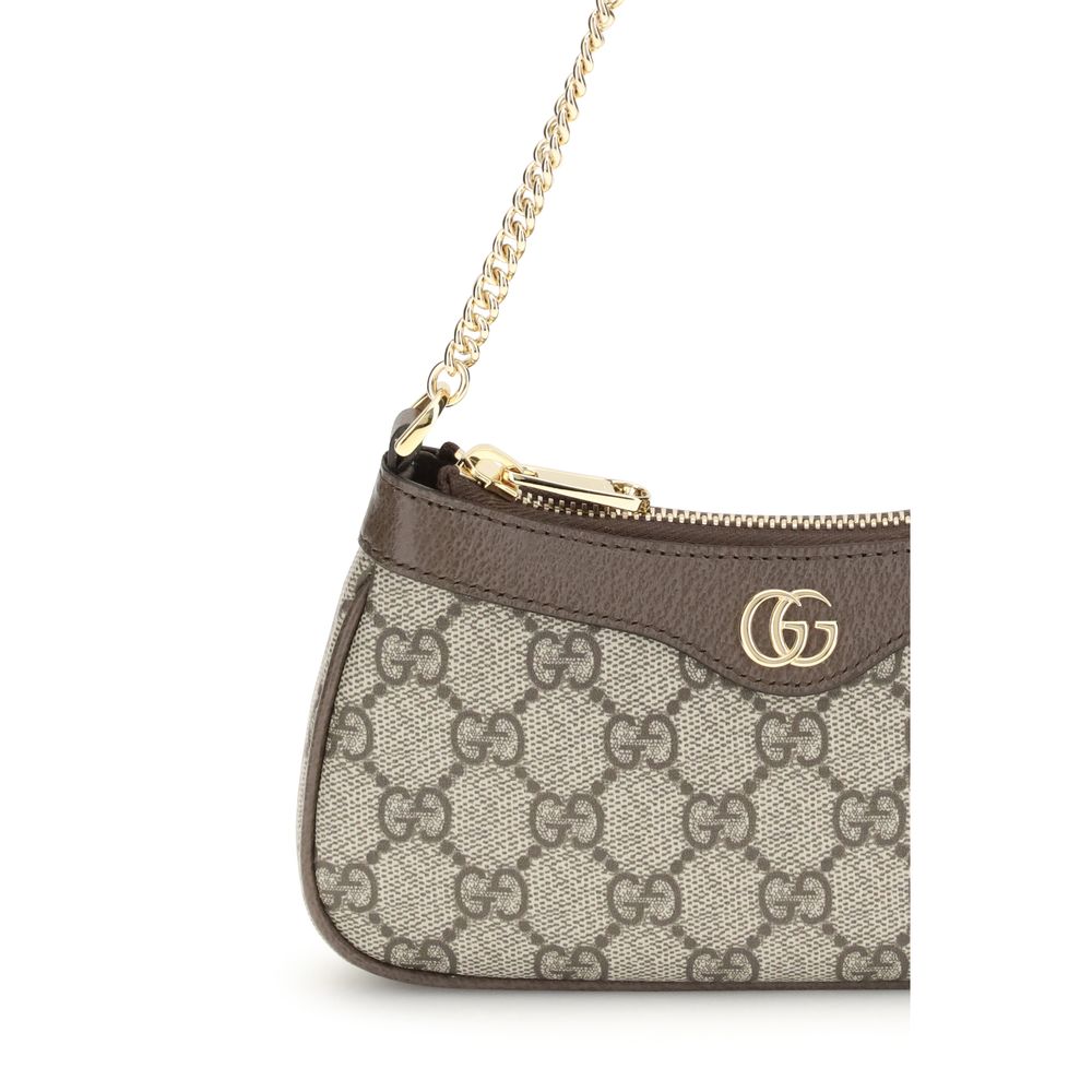 Gucci Beige Cotton Shoulder Bag - Image 4