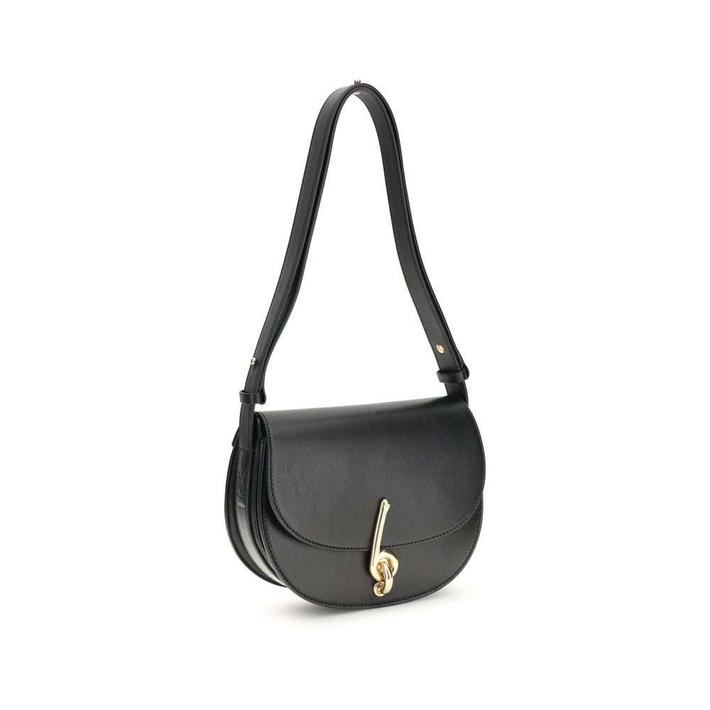 Burberry Black Calf Leather Bos Taurus Shoulder Bag - Image 2