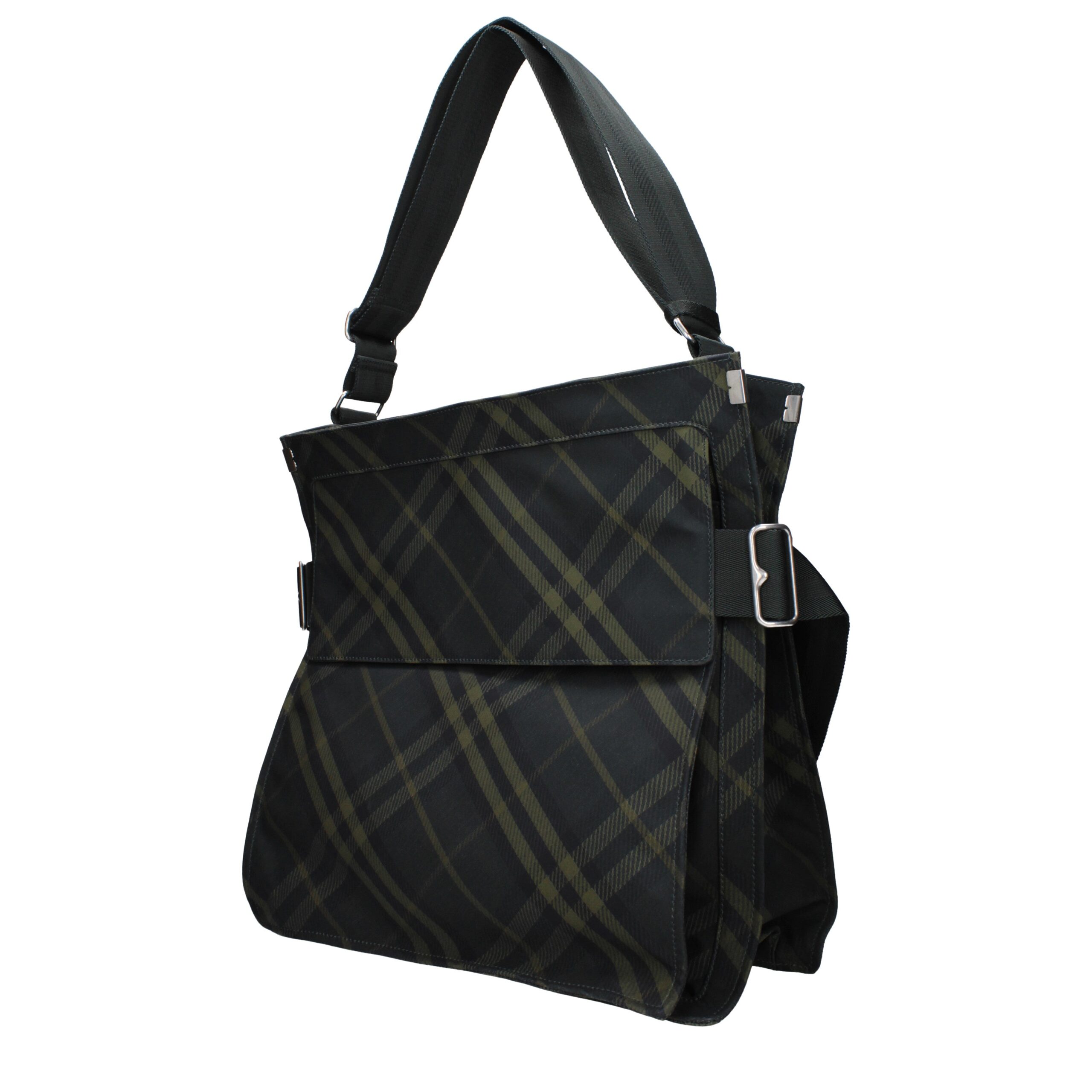 Burberry Green Fabric Crossbody Bag - Image 2