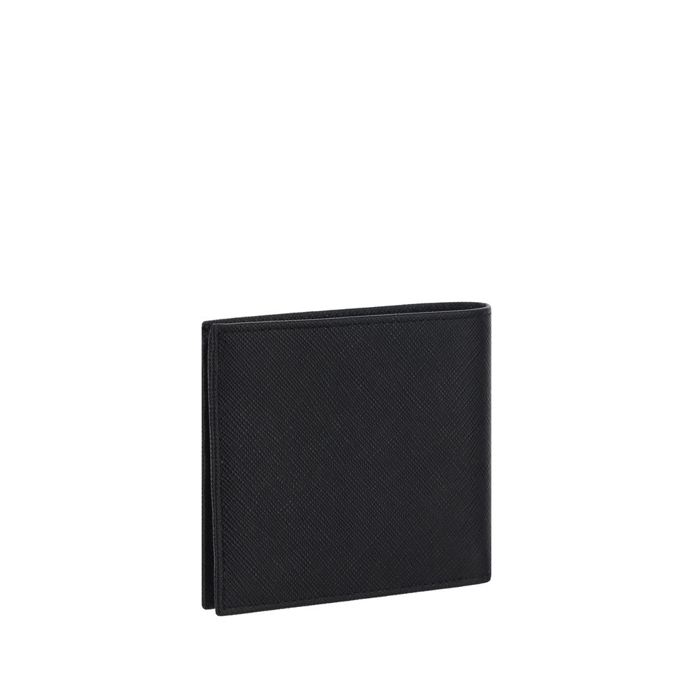 Prada Black Calf Leather Bos Taurus Wallet - Image 2